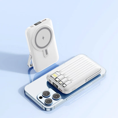 PD 20W Fast Charging 10000mAh Portable Phone Charger Power Station Power Bank Magnetic  Wireless Charger  Power bank