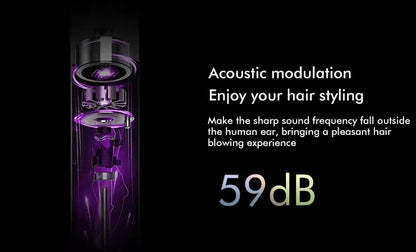 Professional Hair Dryer Super Hair Dryer 220V Leafless Hair dryers Home Curling Iron Salon Hair Styler Blow Drier
