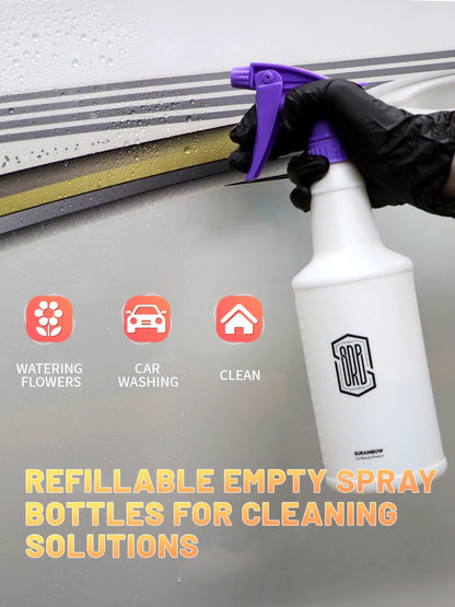 Spray Bottles 26oz/770ml, Refillable Empty Spray Bottles for Cleaning Solutions, Watering Plants, Premium Flex Nozzle, Water Gun