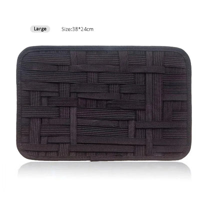 Travel Carrying Elastic Organizer Plate Electronics Accessories Organizer Plate Portable Phone Accessories Storage