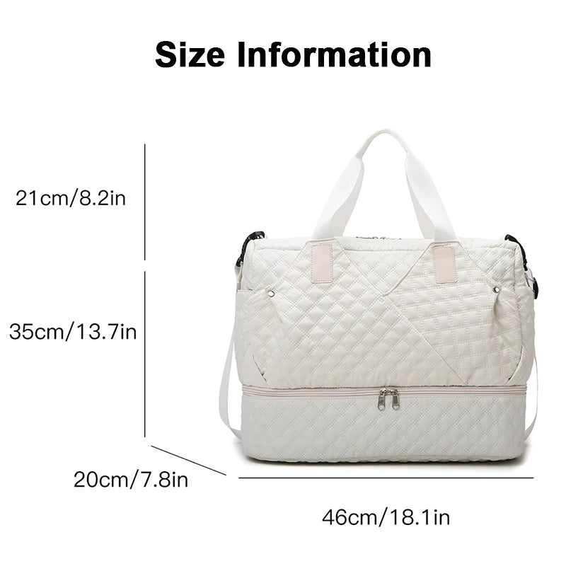 Large Capacity Travel Bags Luggage Organizer Bag Handbag Waterproof Portable Foldable Travel Clothes Storage Bag Shoulder Bags