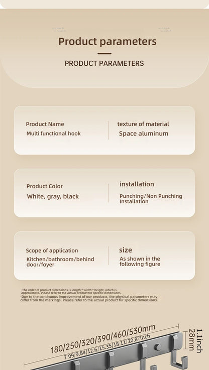 Hooks Over The Door 6 Hooks Clothes Coat Hat Towal Hanger Bathroom Organizer Rack By Hanger Holder Home Kitchen Accessories