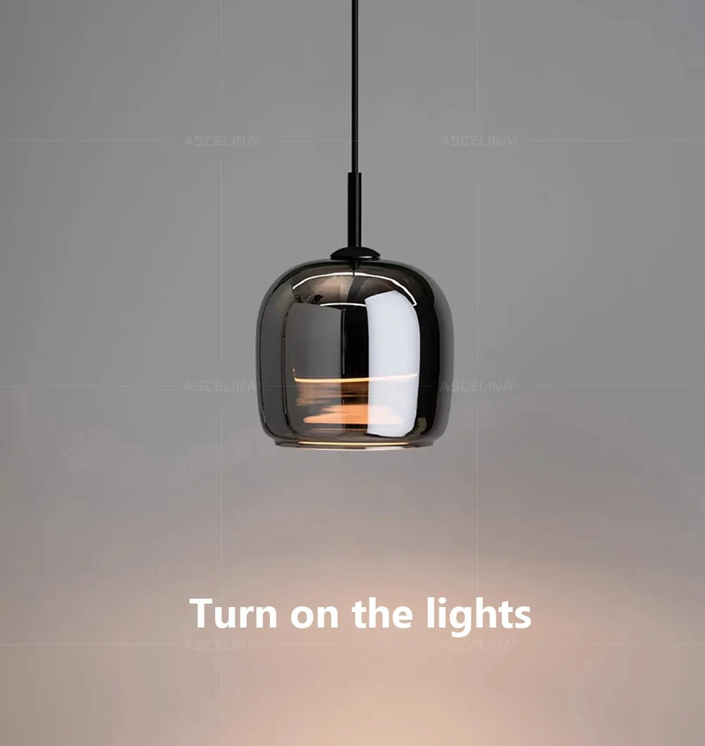 Nordic Glass LED Chandeliers Luxury Pendant Lamp Modern Minimalist  hanging light fixture decorative indoor lighting
