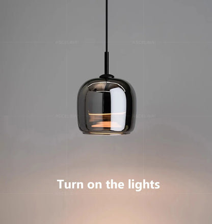 Nordic Glass LED Chandeliers Luxury Pendant Lamp Modern Minimalist  hanging light fixture decorative indoor lighting
