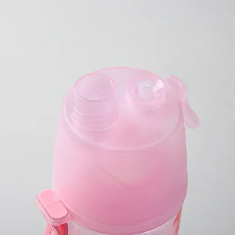 Plastic Spray Cup Summer Outdoor Sports Water Bottle Hydration Cooling Spray Cup Travel Portable Water Cup Gift Cups