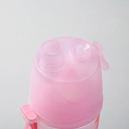 Plastic Spray Cup Summer Outdoor Sports Water Bottle Hydration Cooling Spray Cup Travel Portable Water Cup Gift Cups