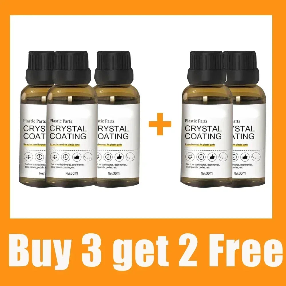 7 Car Plastic Parts Restorer Plastic Parts Refurbish Agent Interior Plastic Parts Crystal Plating Agent Car Wash Tools