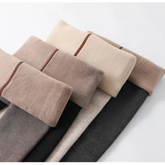 Winter Infant Girls Plus Velvet Pantyhose Children's Leggings Thickening Kids Babys Skinny Pants Snow Keep Warm