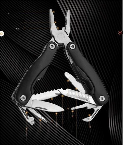 Camping Gear Outdoor Survival Stainless Steel 9 In 1 Portable Multi Tool Plier Camping Accessories Portable