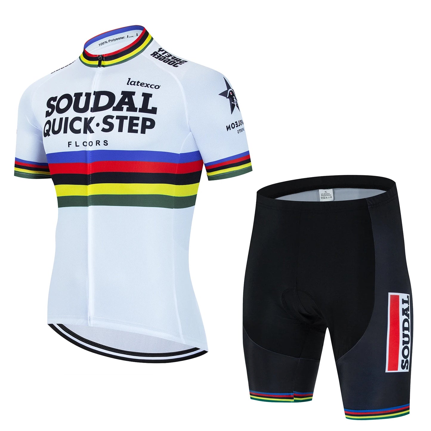 2025 Cycling Man SOUDAL Sportswear Shorts Men Mtb Men's Jacket Summer Bike Jersey Mens Clothes Clothing Blouse Uniform Road