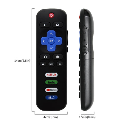 RC280A Replacement Remote Control Only for Roku TV for TCL Roku/Hisense Roku/Onn Roku/Philips Roku TVs(Not for Stick and Box)