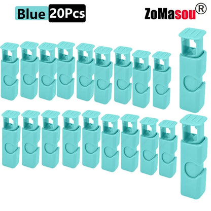 50/1Pcs Reusable Food Sealing Clips Bread Storage Bag Clips For Snack Wrap Bags Spring Clamp Kitchen Organization Sealing Clamp