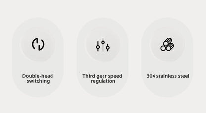 BINCOO Electric Milk Foamer Blender Stainless Steel Handheld Milk Frother Wireless Coffee Whisk Mixer Egg Beater Kitchen Tools