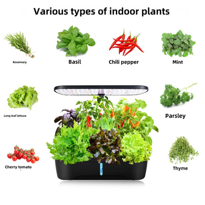 Home Intelligent Hydroponic Vegetable Planter Soilless Planting Equipment Hydroponic Vegetable Pots Plants Flowers Growing Boxes