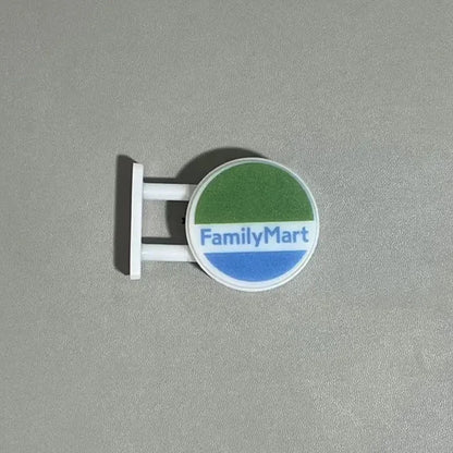 New Convenience Store Refrigerator Stickers Magnetic Fridge Stickers Lightbox Toy Model Light Signs Home Decorative Ornaments