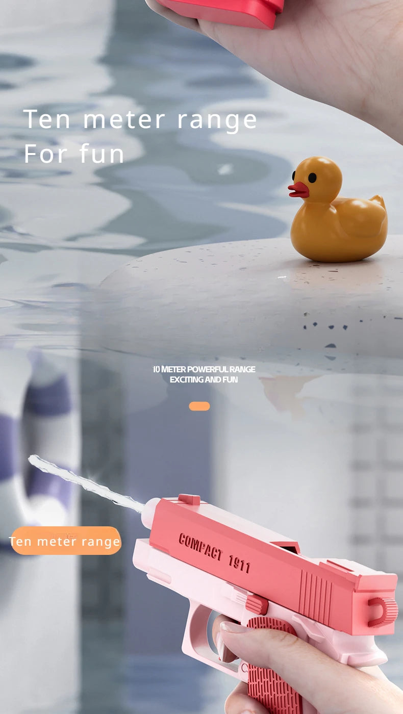 water gun 1911 shape Play Water Water Gun Manual operation running fire water gun Outdoor Water Children Festival birthday Gift