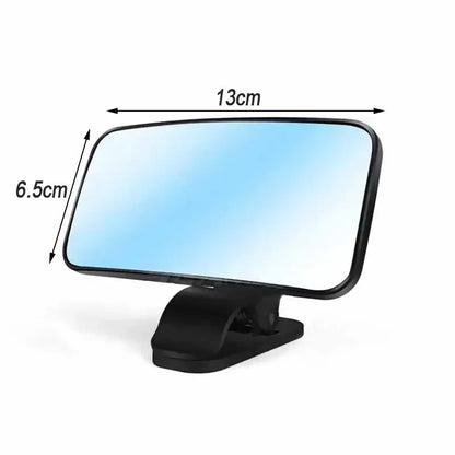 Car Interior Baby Mirrors 360 Degrees Rotatable Windshield Sucker Sun Visor Plate Clips Mirror Baby Kid Back Seat Observe Mirror