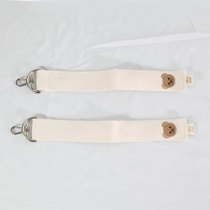 2 pieces of baby stroller hooks, baby stroller clips, diaper bags, scooter baby stroller accessories hooks cartoon bear
