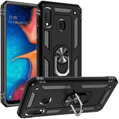 for Samsung A20e Armor Shockproof Case for Samsung Galaxy A20e Military Protective Ring Holder Magnet Cover for Samsung A 20e