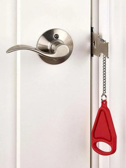 Travel Accommodation Door Security Lock Home Room Hotel Anti-theft Security Lock Metal Lock Portable Door Lock Security Latch