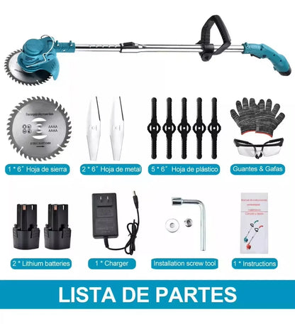 2025 new household garden electric lawn mower, lawn trimmer, automatic release rechargeable garden lawn trimmer