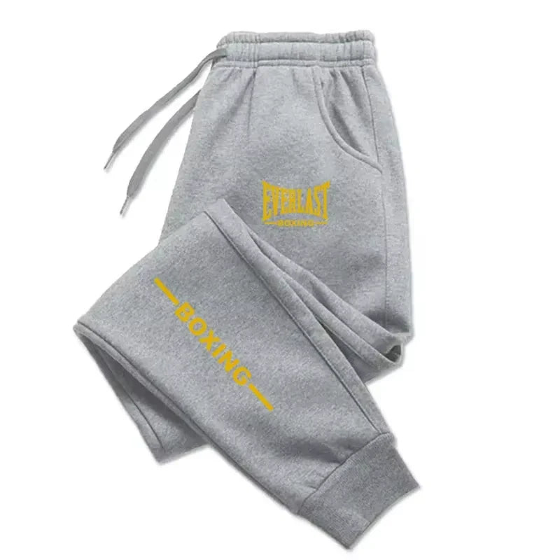 Autumn Everlast printed jogging pants men's sports pants men's sports pants men's brushed sports pants gym women's winter pants