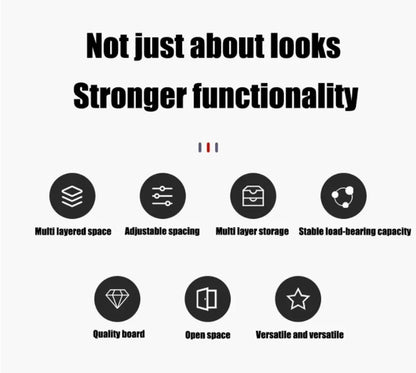 Kitchen Elevated Design Seasoning Rack Microwave Storage RackBilayer Oven Modern Minimalism Kitchen Accessories Organizer