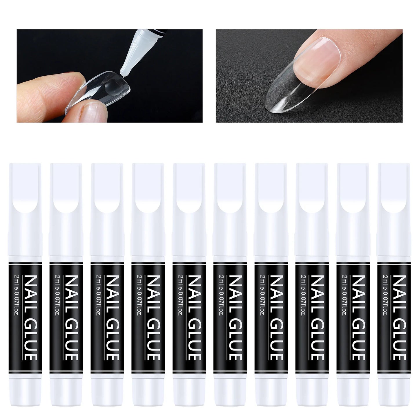 1/3/5/10/15/20pcs Fast-dry Nail Glue Professional Nail Tip Bond Glue 2g/3g/10g for False Nail Tips Long Lasting Glue Nail Tools