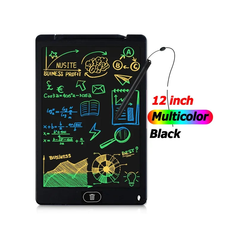 Tablets Electronic Handwriting Pad 12 inch Writing Board Drawing Tablet LCD Screen Writing Tablet Digital Graphic Toys for child