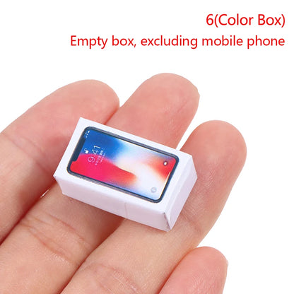 1:12 Scale Miniature Dollhouse Mobile Phone Model for Doll House Decoration