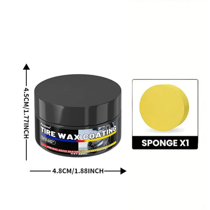 Car Repair Kit: Black Interior Wax, Dashboard Cleaner, Plastic Care,Tire Treatment, Seat Conditioner,External Plastic Restoratio