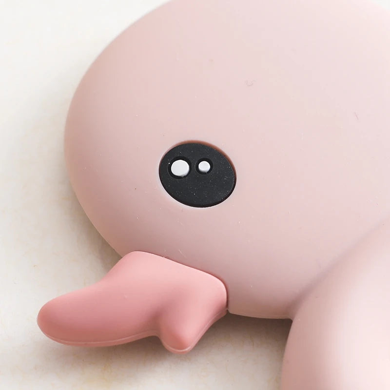 Baby Teether Food Grade Silicone Teethers Cartoon Animals Duck DIY Nursing Teething Pacifier Clip Baby Toy Teething Accessories