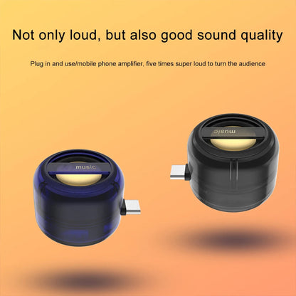 Mini Speaker-Mobile Phone Speakers In-line MP3 Speaker Amplifier External High Quality Sound Wired Audio Amplifier Portable