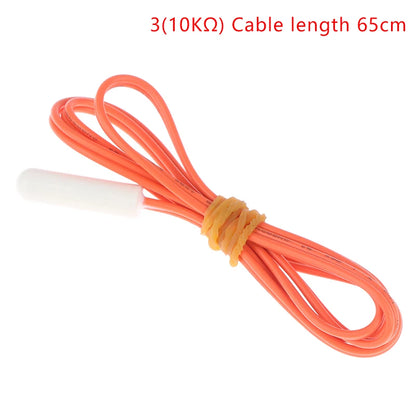 1Pcs Sensor Probe 2.1k/5k/10k Refrigerator Freezer Temperature Sensor Temperature Probe For Universal Fridge Ice Box Parts