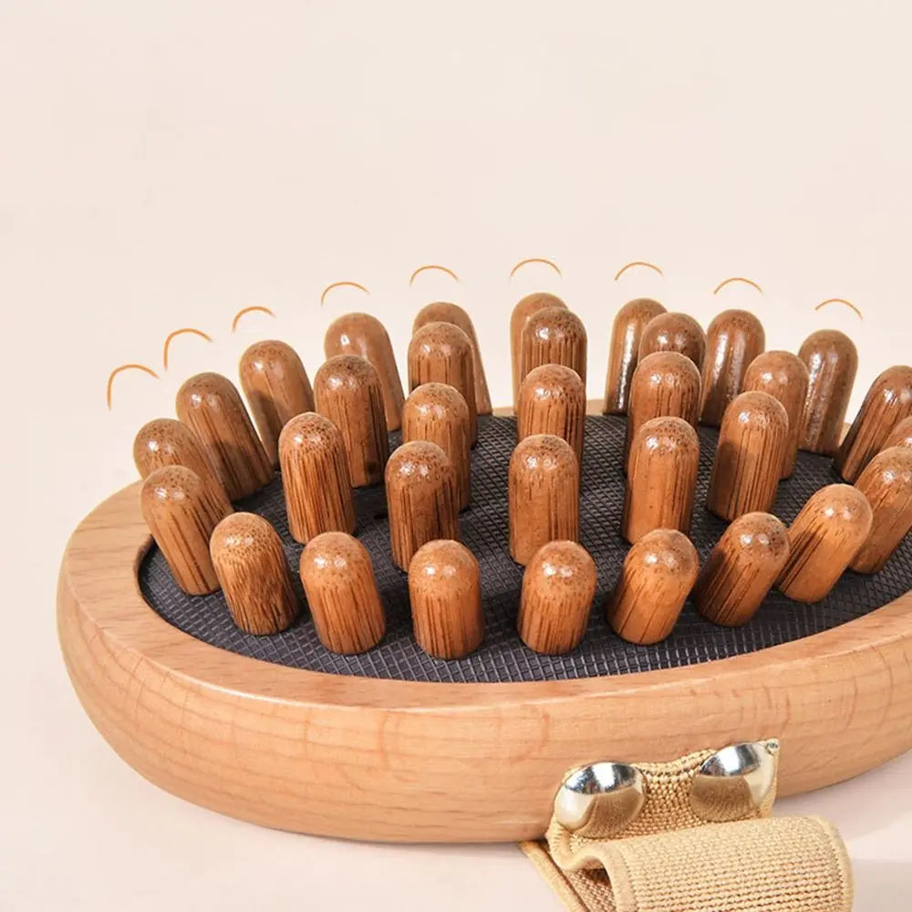 Elastic Airbag Scalp Massage Brush Eliminate Local Fat Handheld Acupoint Meridian Brush Portable Relaxation Tool