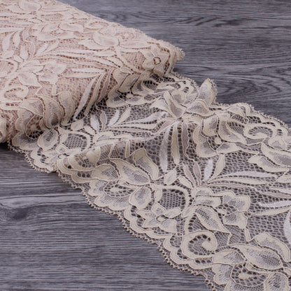 15cm Wide Lace Fabric Elastic Lace Ribbon 1meter DIY Apparel Sewing Handmade Crafts Lace Tape