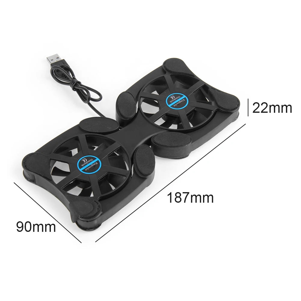 Laptop Cooler Laptop Stand Prevent Overheatin Cooler Stand Protect Your Laptop Quiet Gaming Laptop Cooler Fit for 7-15 in Laptop