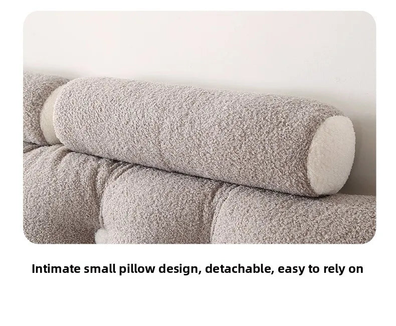 Headboard Pillow Lambswool Triangle Cushion Backrest Pain Relief Sofa Waist Cushion Wedge Sleeping Pillows for Bed Decorative 이불