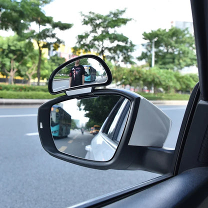 1PC Car Mirror 360 Degree Adjustable Wide Angle Side Rear Mirrors blind spot Snap way for parking Auxiliary rear view mirror ﻿
