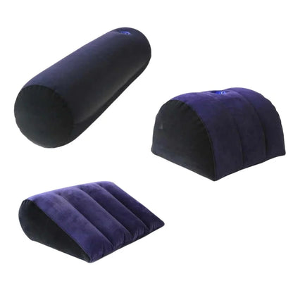 Portable Inflatable Pillow Multifunctional Body Pillow Cushion Positions Support Air Cushion Outdoor Travel Triangular PillowI