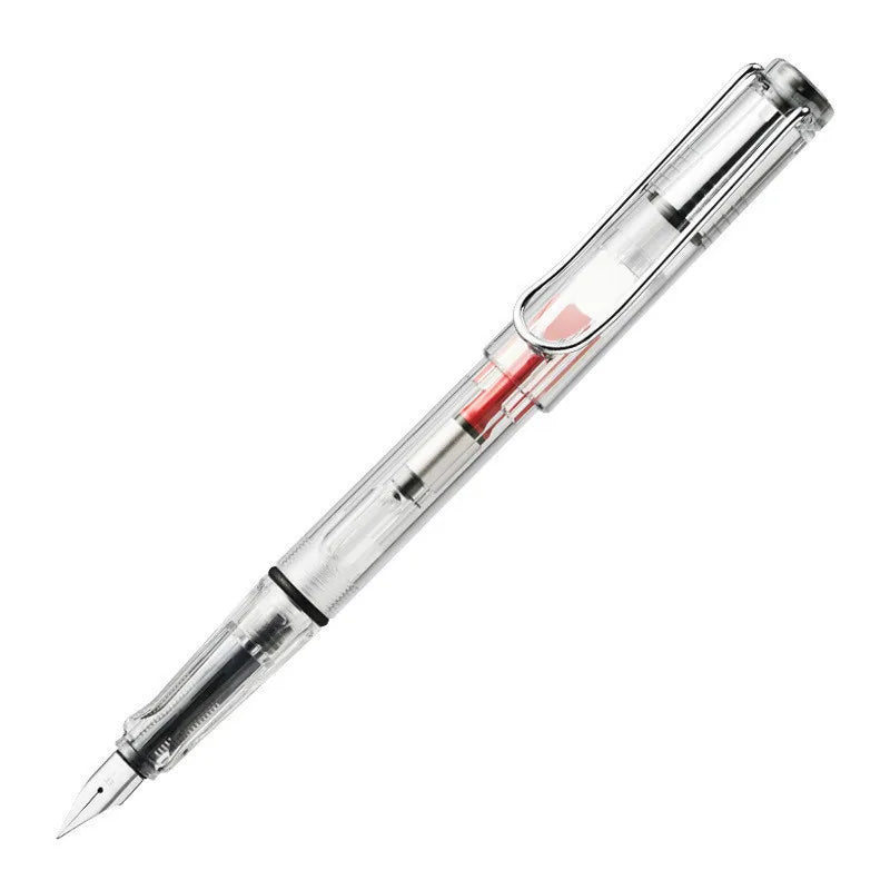 1PC 0.5mm Clear Pointed Writing Practice Pen Student Standing Pen Stationery Student Supplies Pen and Ink Student Supplies
