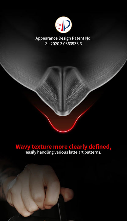 MHW-3BOMBER Coffee Milk Frothing Jug Latte Art Cup Stainless Steel Milk Frother Pitcher Jug Espresso Coffee Accessories