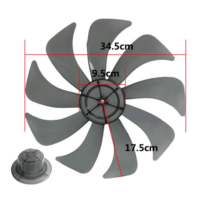 Leaves Leaves Leaves Floor Fan Nut Cover Fan Accessories Floor Fan Blades Fan Accessories Floor Fan Inch Silent