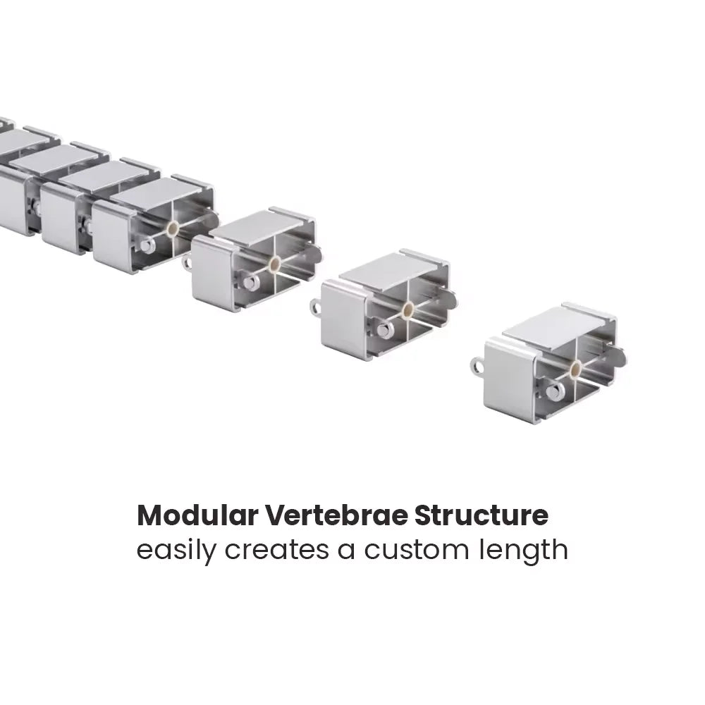 Desktop cable tray cable management workstation Snake cable manager manages cable trays