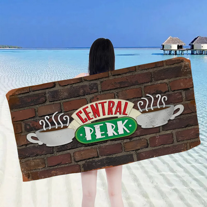 Friends TV Show Beach Towel For Kids Personalized Bath Towel Pool Towel Vacation Gift Picnic Towel Party Gift