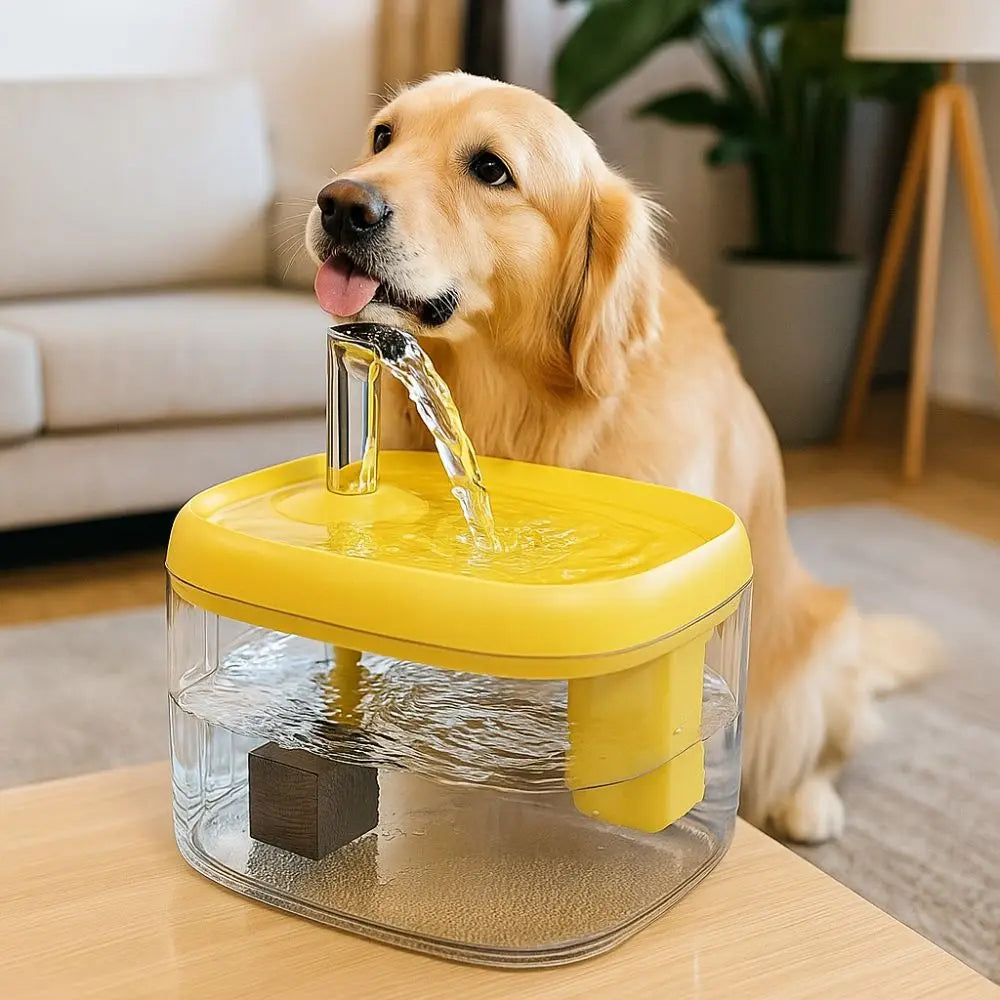 1.5L Cat Drinking Fountain Large Capacity Removable Automatic Water Dispenser Quiet Operation Anti-Dry Burning Pet Water Feeder