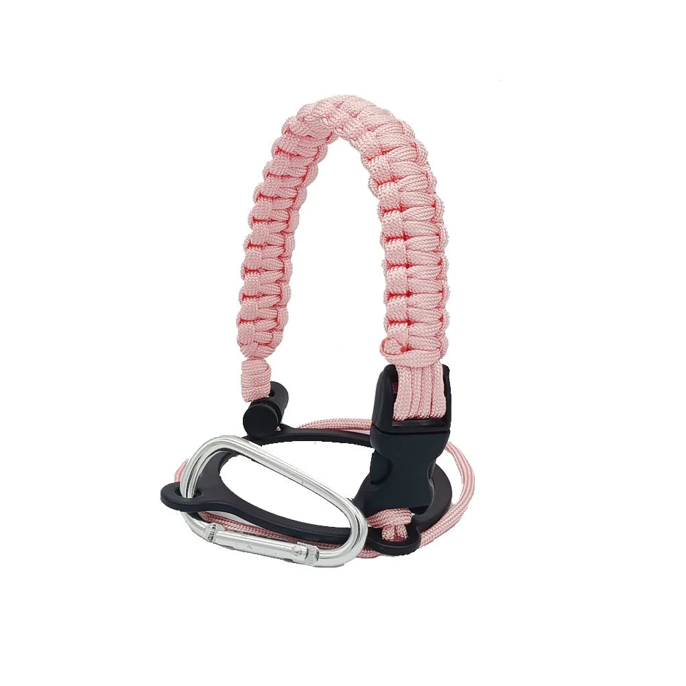 Water Bottle Holder With Strap Fits Wide Mouth Bottles Paracord Cup Handle  Durable Carrier Secure Accessories for Hydro Flask
