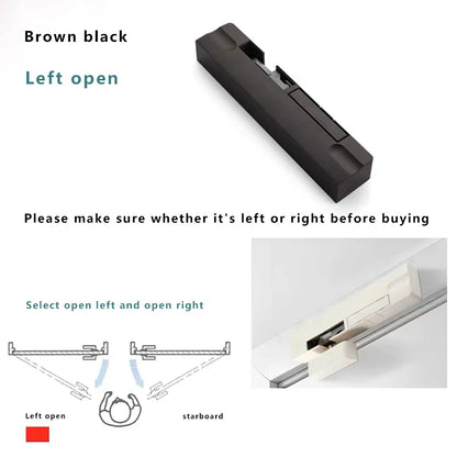 Door Buffer Damper Hydraulic Door Closer Wooden Door External Door Opening Household Silent Automatic Closing Anti-pinching