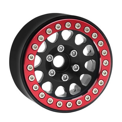 Metal 1.9 Beadlock Wheel Rim Hub for 1/10 Hsp Redcat Rc4wd WRAITH Tamiya Axial SCX10 D90 HPI RC Car Spare Part