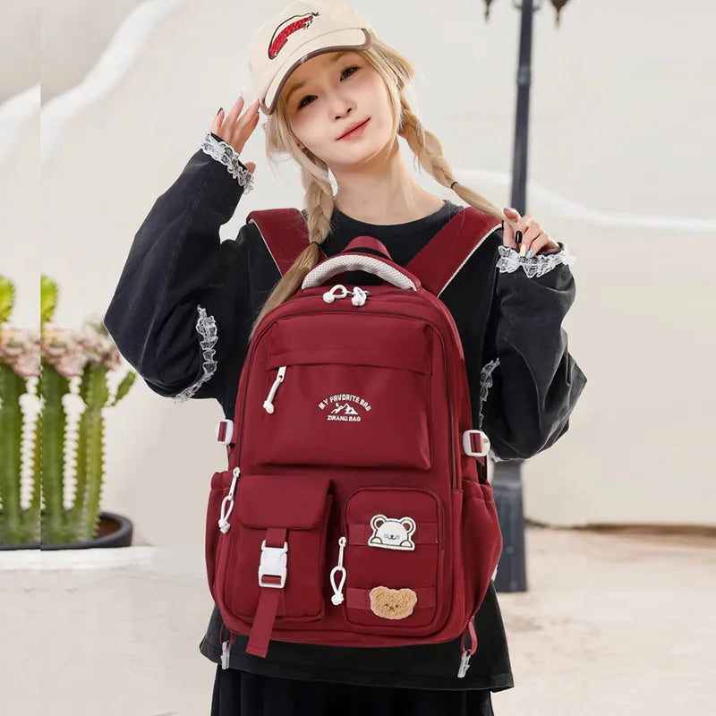 2025 Fashion Girls Waterproof School Bags For Light Weight Children Backpack school bag Printing Kids School Backpacks mochila